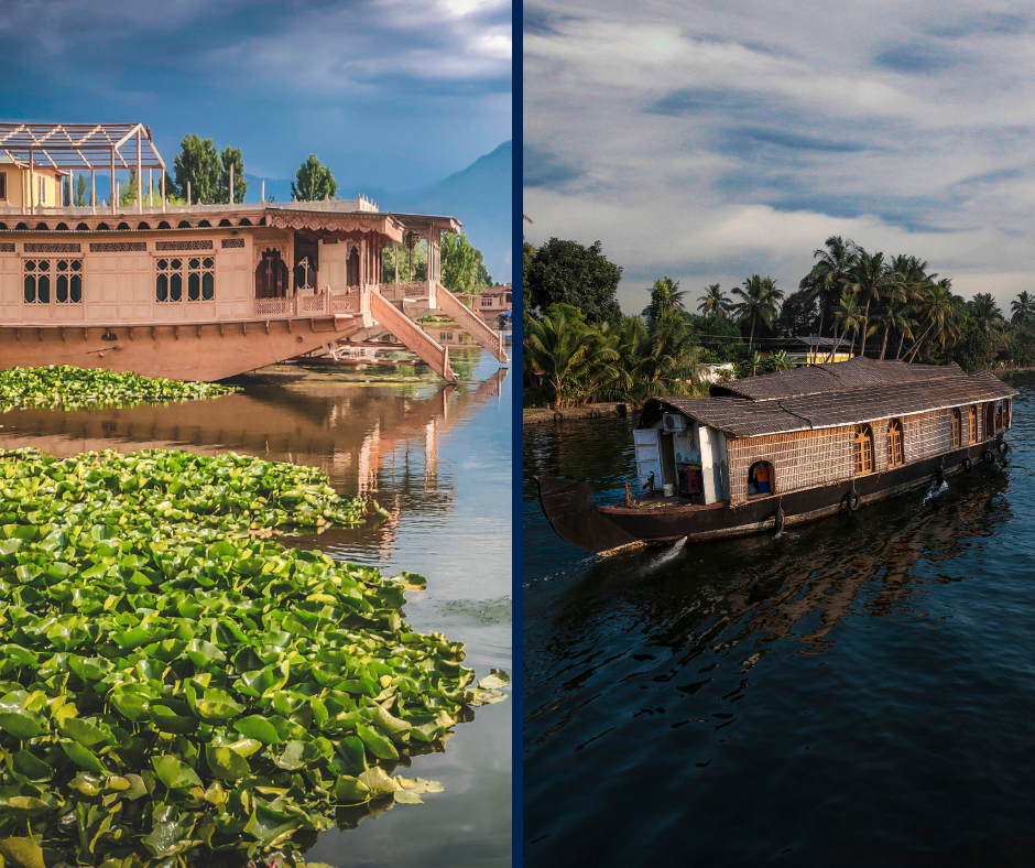 Kerala vs. Kashmir: The Untold Story of Houseboats That Reflect Two Different Worlds